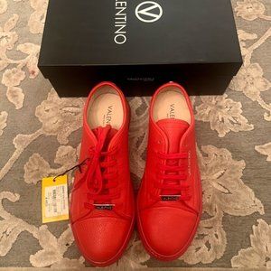 valentino by mario valentino leather sneakers